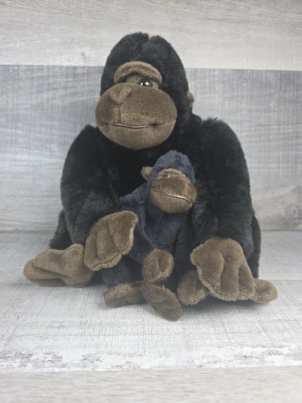 Kohl's Cares Gorilla Plush Stuffed Animal Mom & Baby Plushie Monkey b127